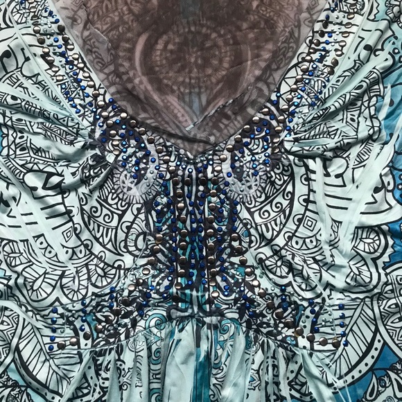 Turquoise Dress - Picture 3 of 8